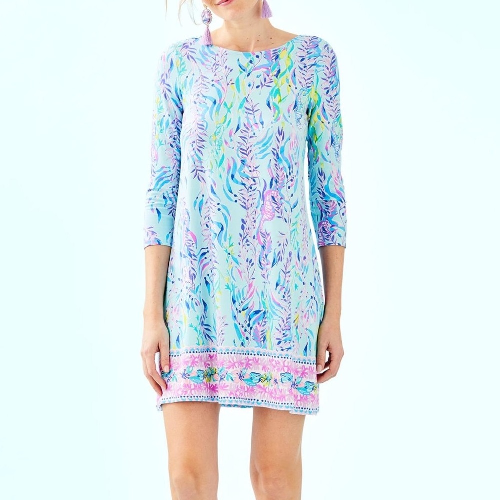 Lilly Pulitzer Ophelia Dress Blue Oasis